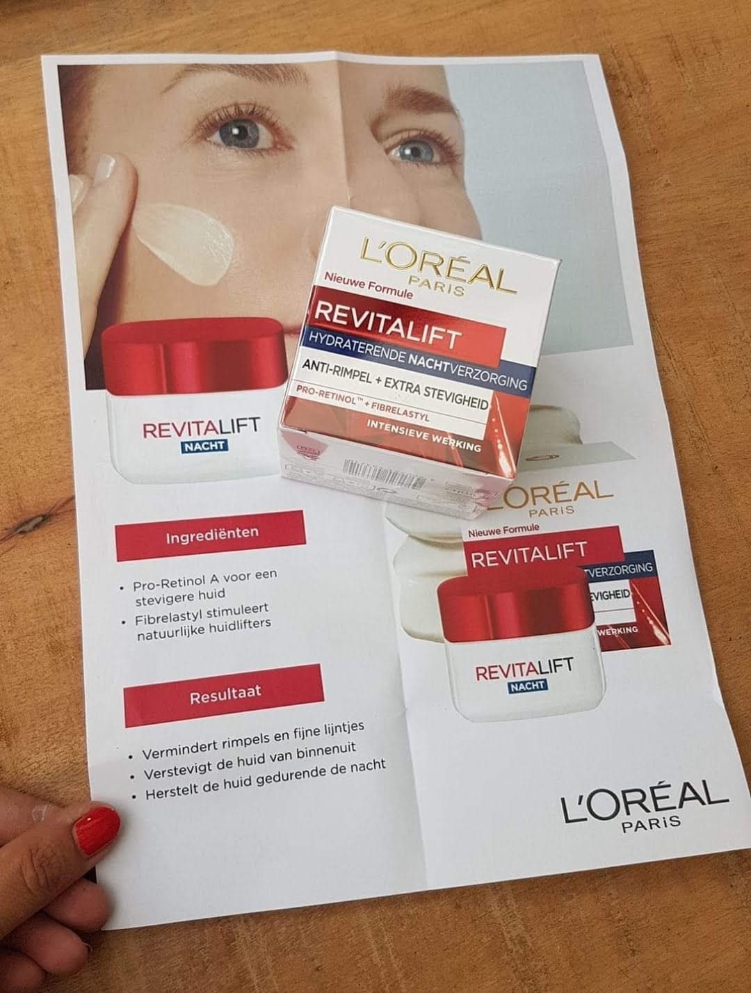 Review L'oreal revitalift hydratrende nachtcreme