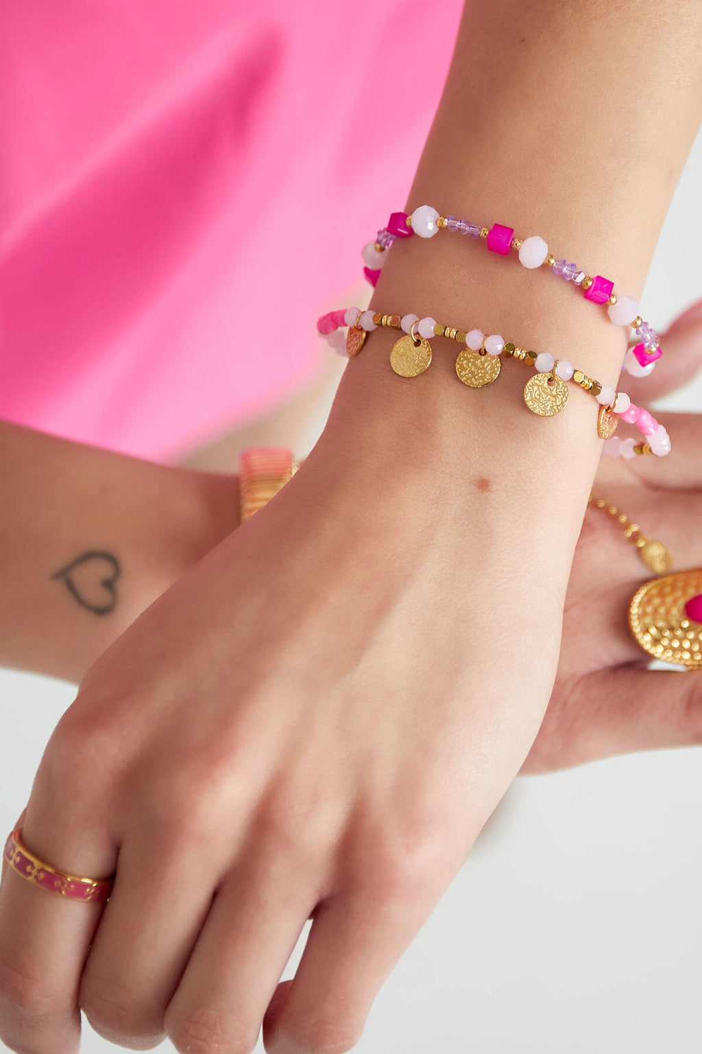 armband twisted love - groen 