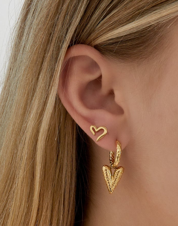 Oorbellen open your heart