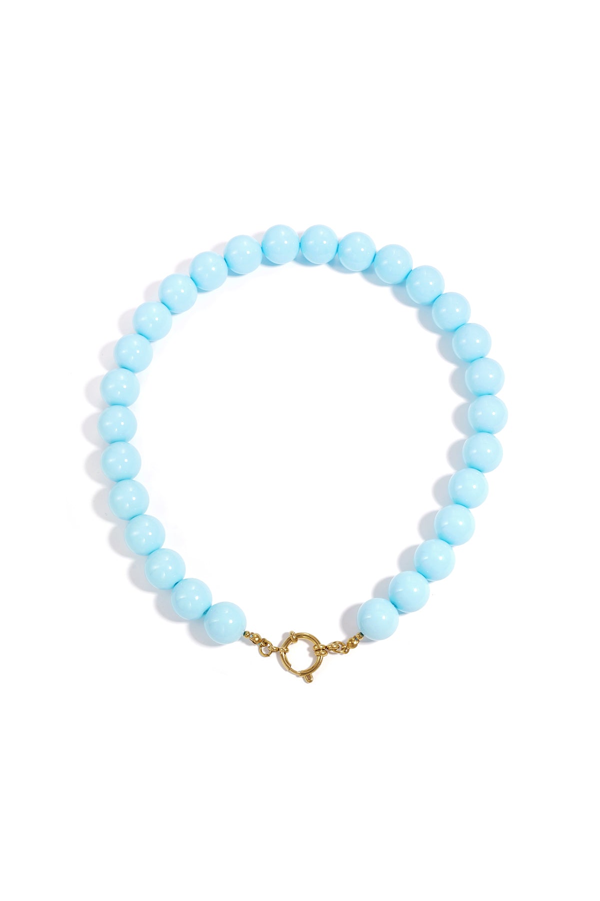 Hars kralen kettingen kralen casual dagelijks eenvoudig serie dames sieraden-15mm