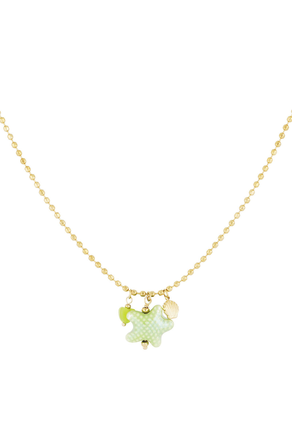 beachside ketting - groen &