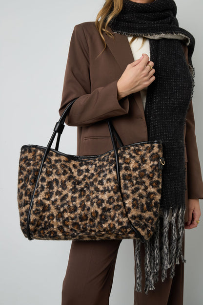 Tote Bags Leopard Print Casual Cotton Daily Accessories