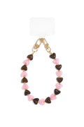 Telefoonketting met hartje, schattig, acryl, dagelijkse accessoires