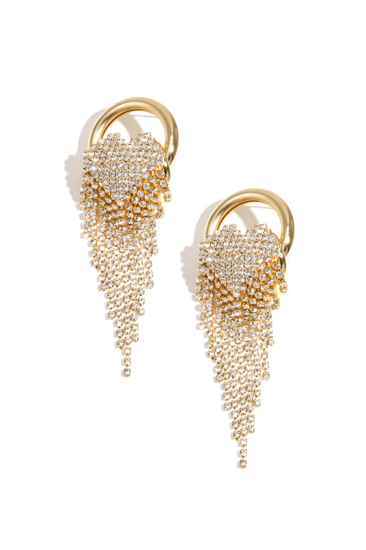 Oorbellen met ijzeren hanger, onregelmatige vorm, elegante kerst, luxe serie, damessieraden