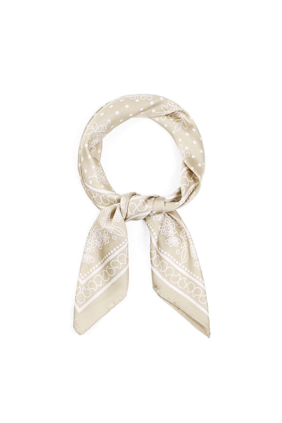 Zomersjaals met stippen, casual, polyester, dagelijkse accessoires