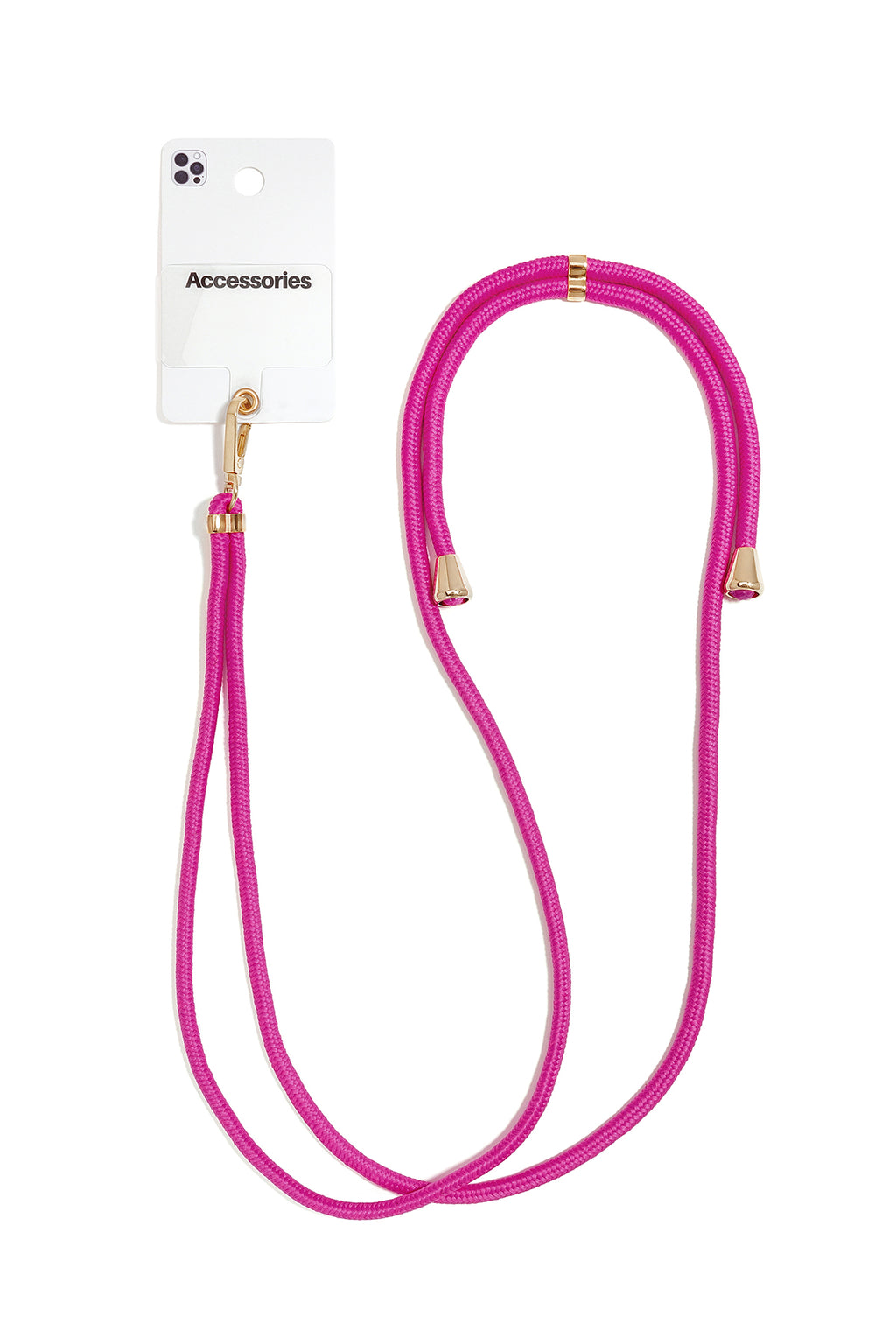 Telefoonketting effen kleur eenvoudig polyester dagelijks accessoire