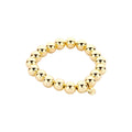 Biba Armband Goud 18cm - Metalen Kralen 10mm Diameter