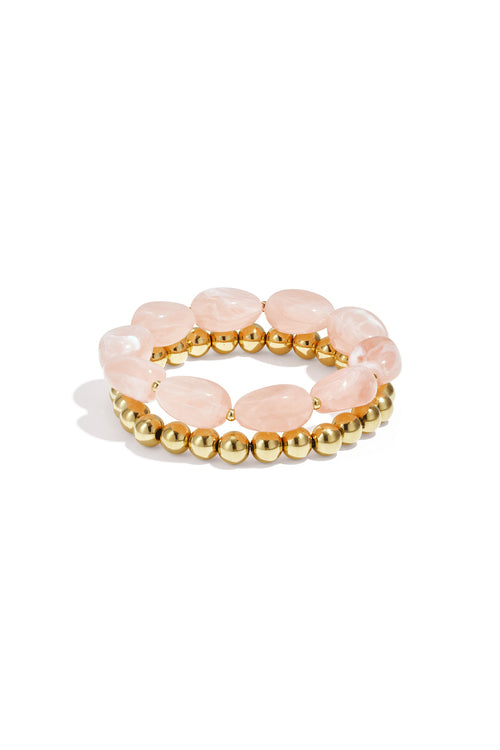 Armbanden met kralen van roestvrij staal, kralen, casual, dagelijks, eenvoudig, serie, damessieraden