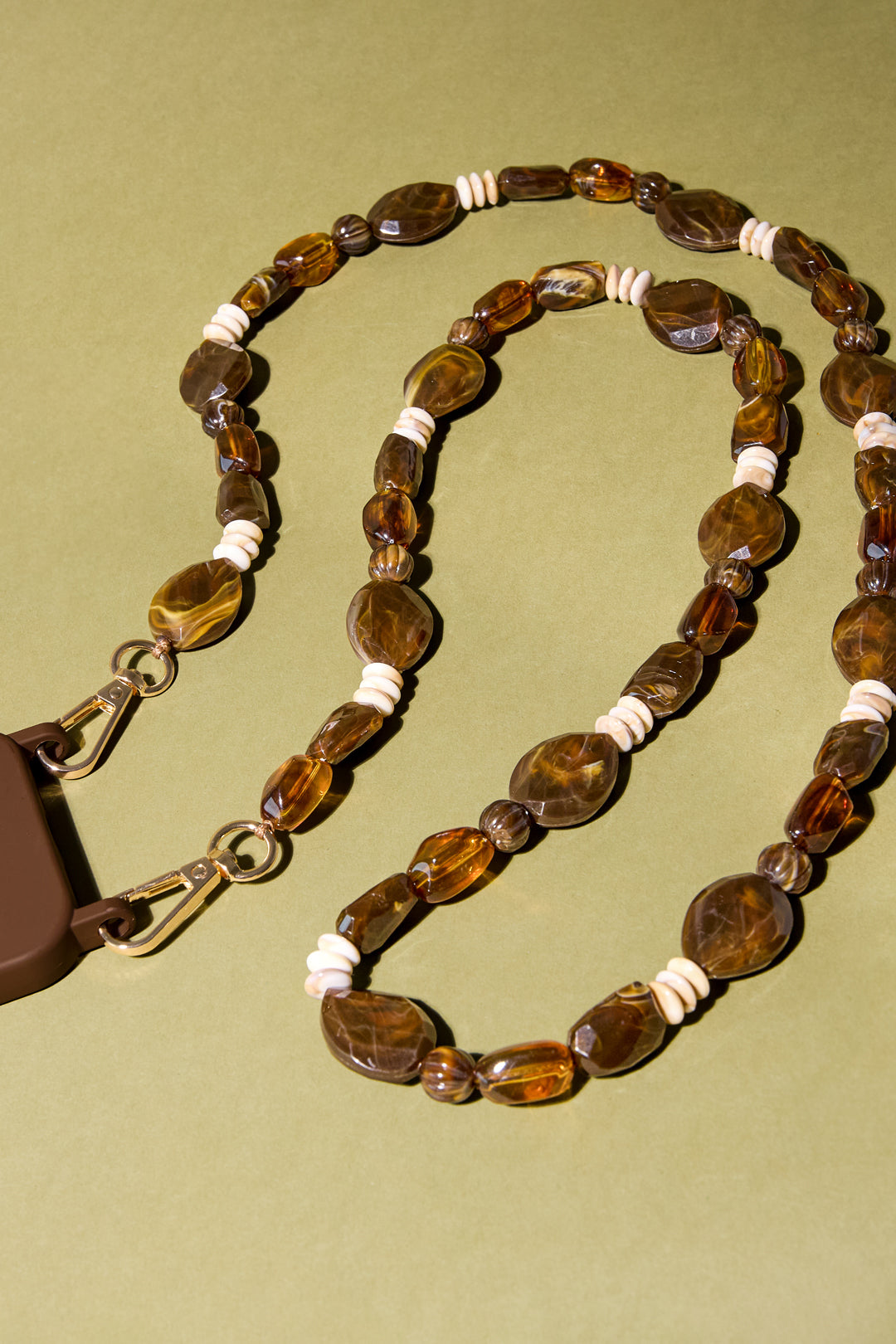 Telefoonketting met kralen, eenvoudige acryl accessoires voor dagelijks gebruik