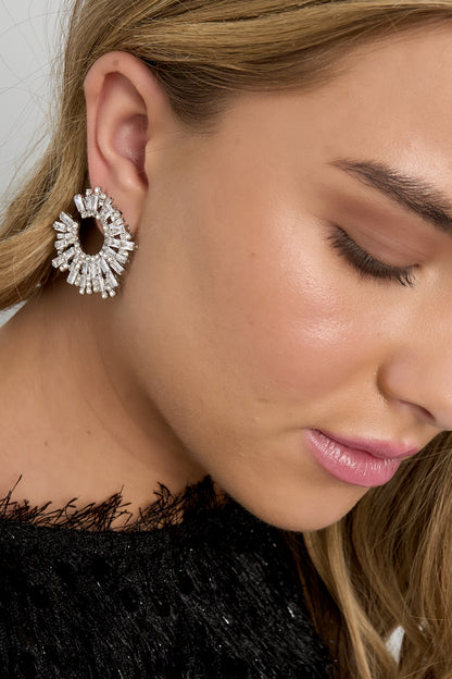 Koperen oorbellen Geometrisch Elegant Kerst Luxe Serie Dames sieraden