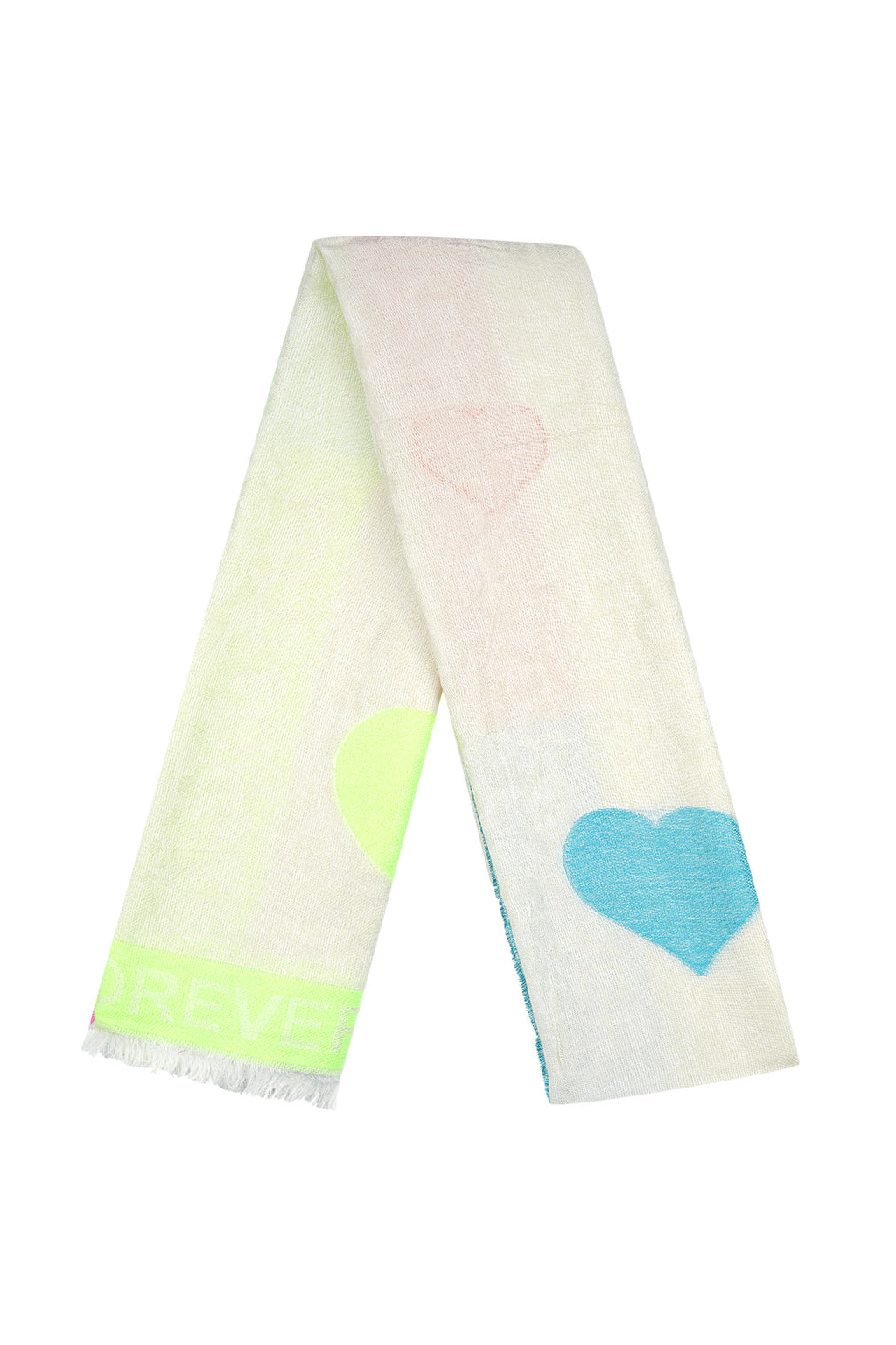 Colorful Print sjaal - multi