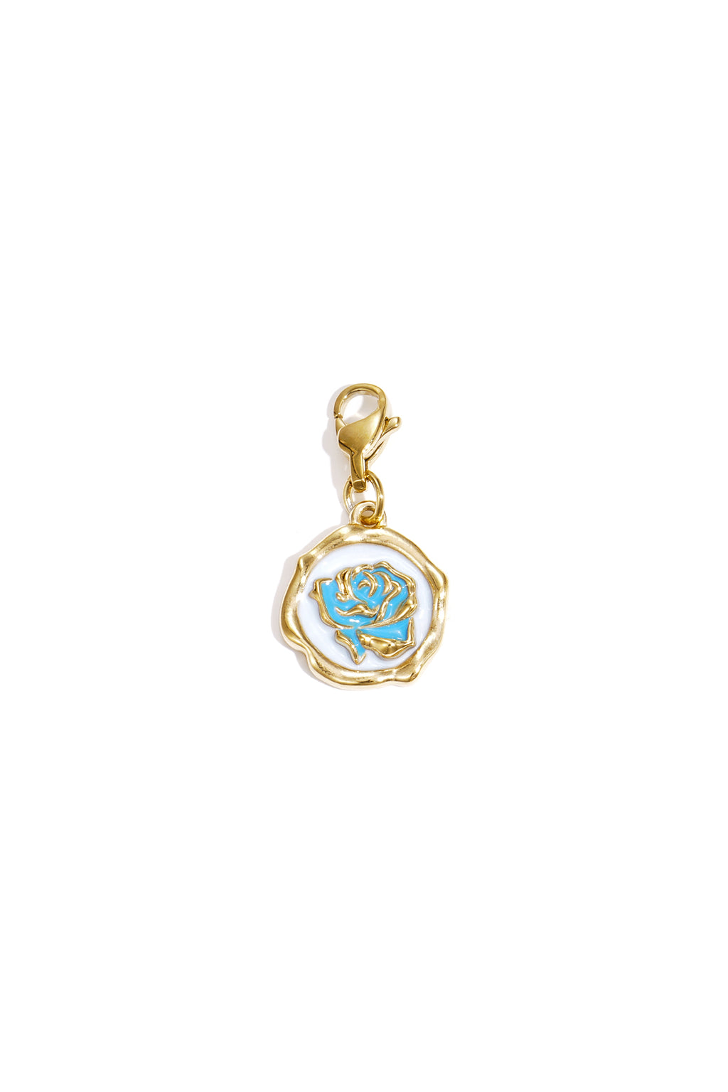 Sieraden bedel roos op munt DIY