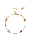 Roestvrijstalen bedelarmbanden met geometrische vormen, eenvoudige, alledaagse serie, dames sieraden