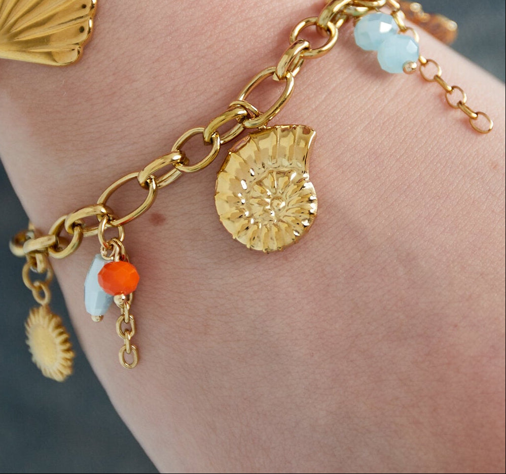 Gouden Zon Armband