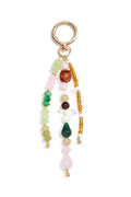 Charming Mixed Color Glass Beads Bag Charm
