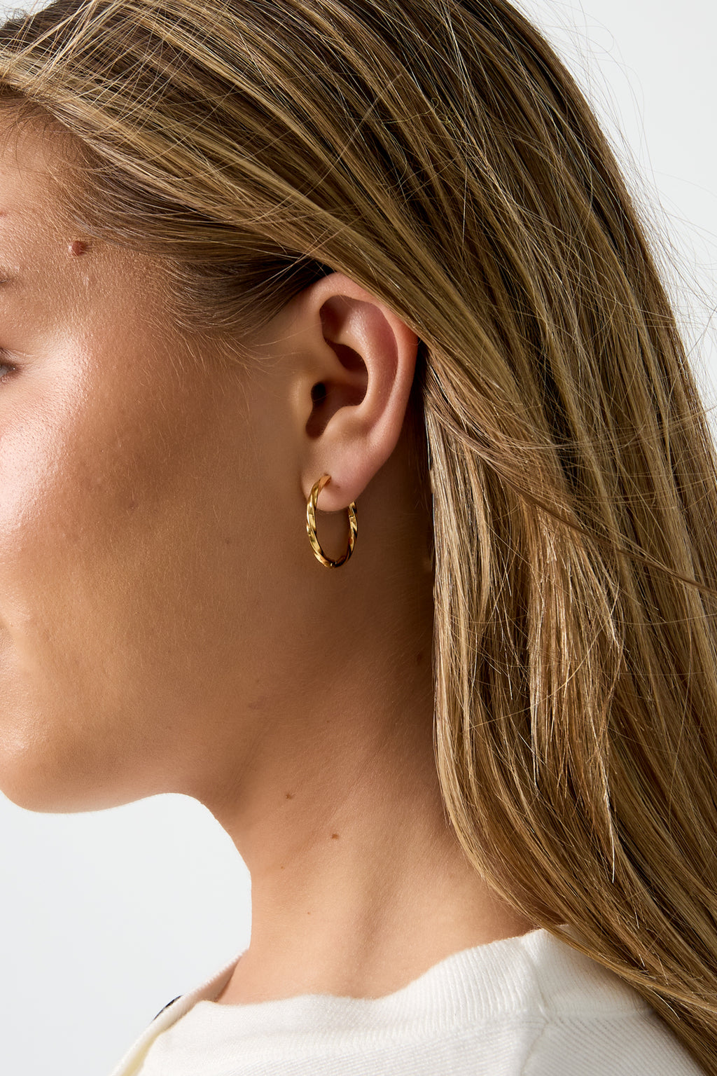 Roestvrijstalen oorbellen setjes Circle Simple Daily Simple serie dames sieraden