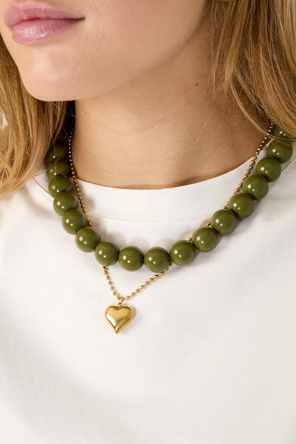 Ketting met grote kralen