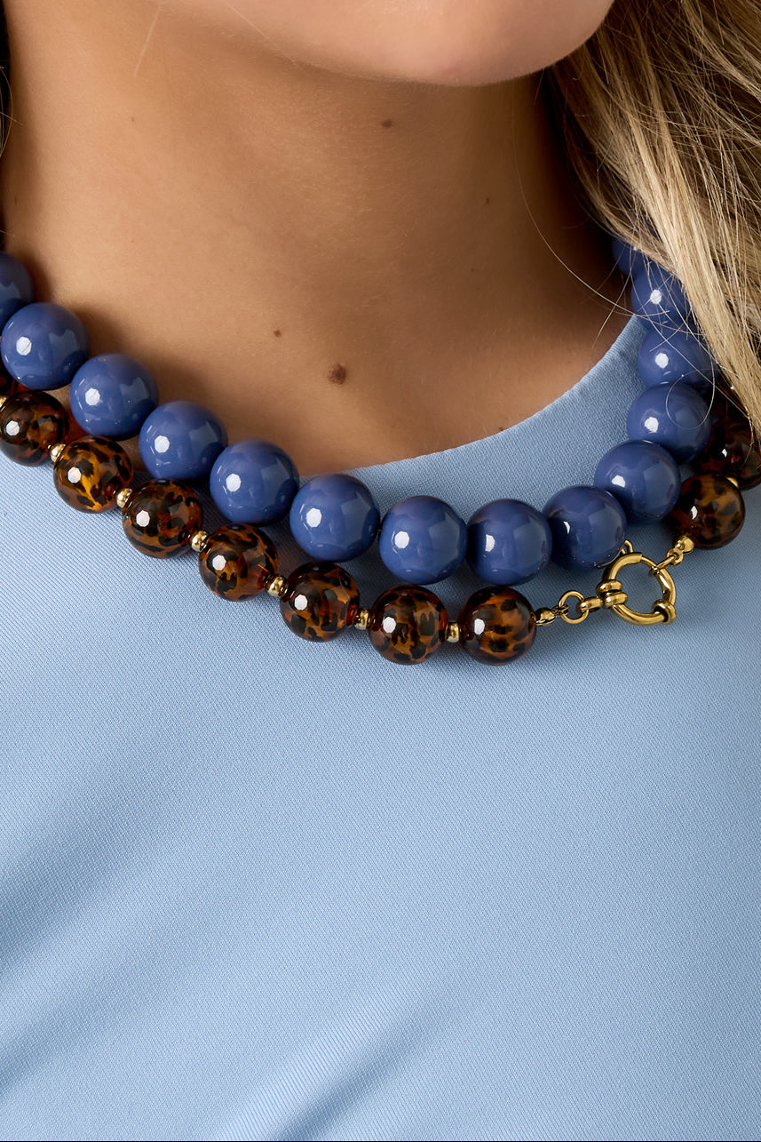 Ketting met grote kralen