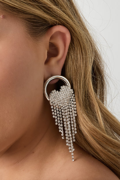 Oorbellen met ijzeren hanger, onregelmatige vorm, elegante kerst, luxe serie, damessieraden