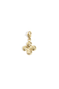 Bedel Klavertje Vier Goud - Charm voor Armband en Ketting - Simple Series