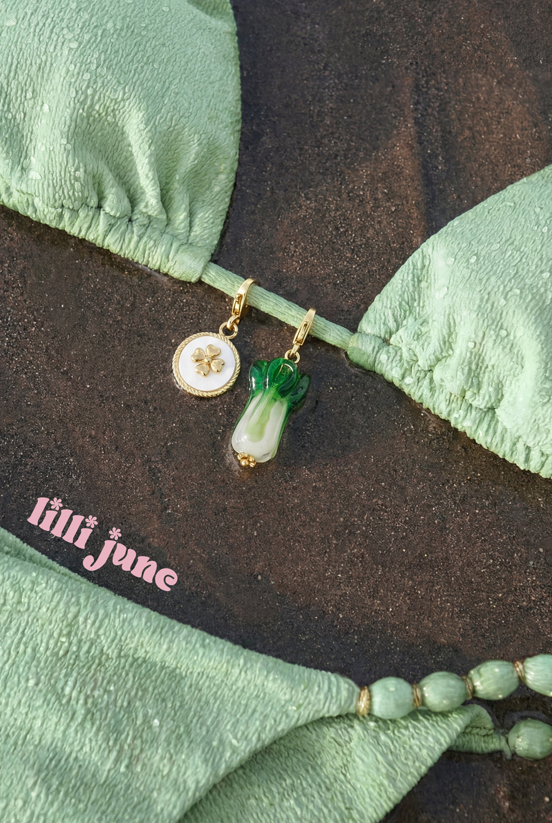 Sieraden bedel celery DIY
