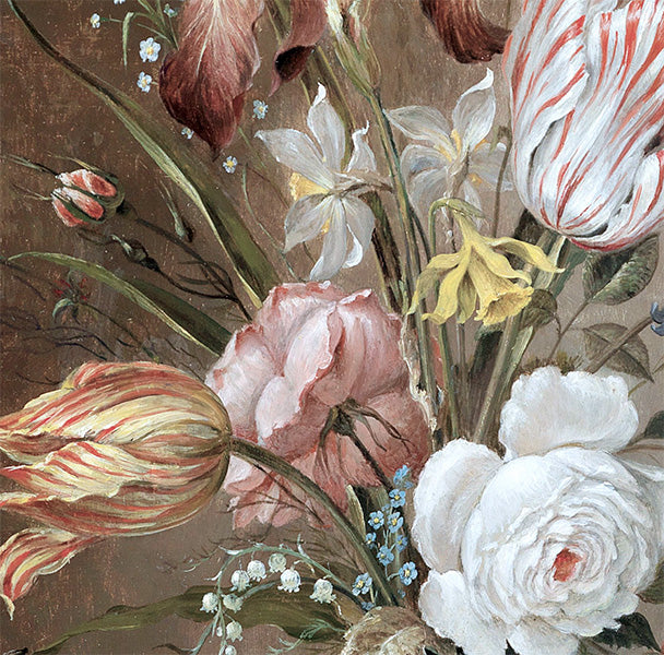 Gemälde Blumenstillleben mit Porzellanvase von Balthasar van der Ast