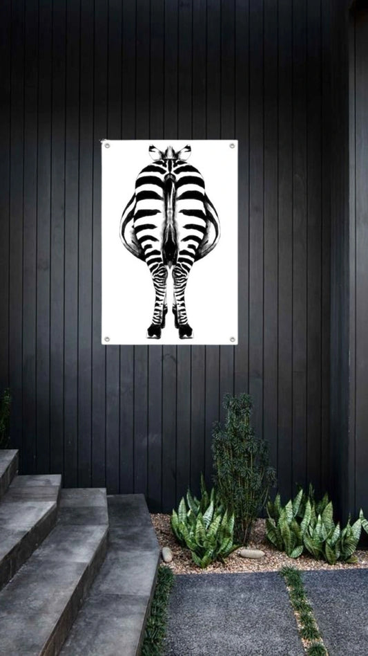 Garden poster Zebra
