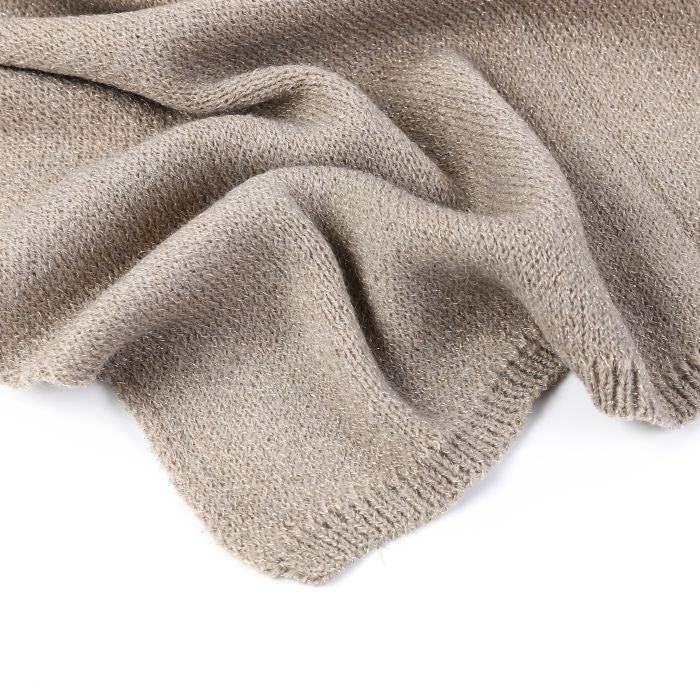 Luxe Grijze Sjaal - Viscose Katoen Mix 70x180cm