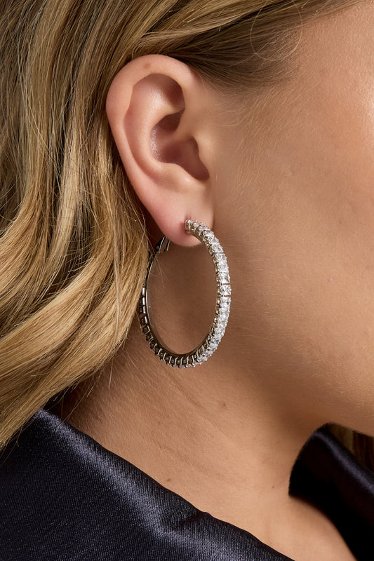 Koperen creolen geometrische elegante kerst luxe serie dames sieraden