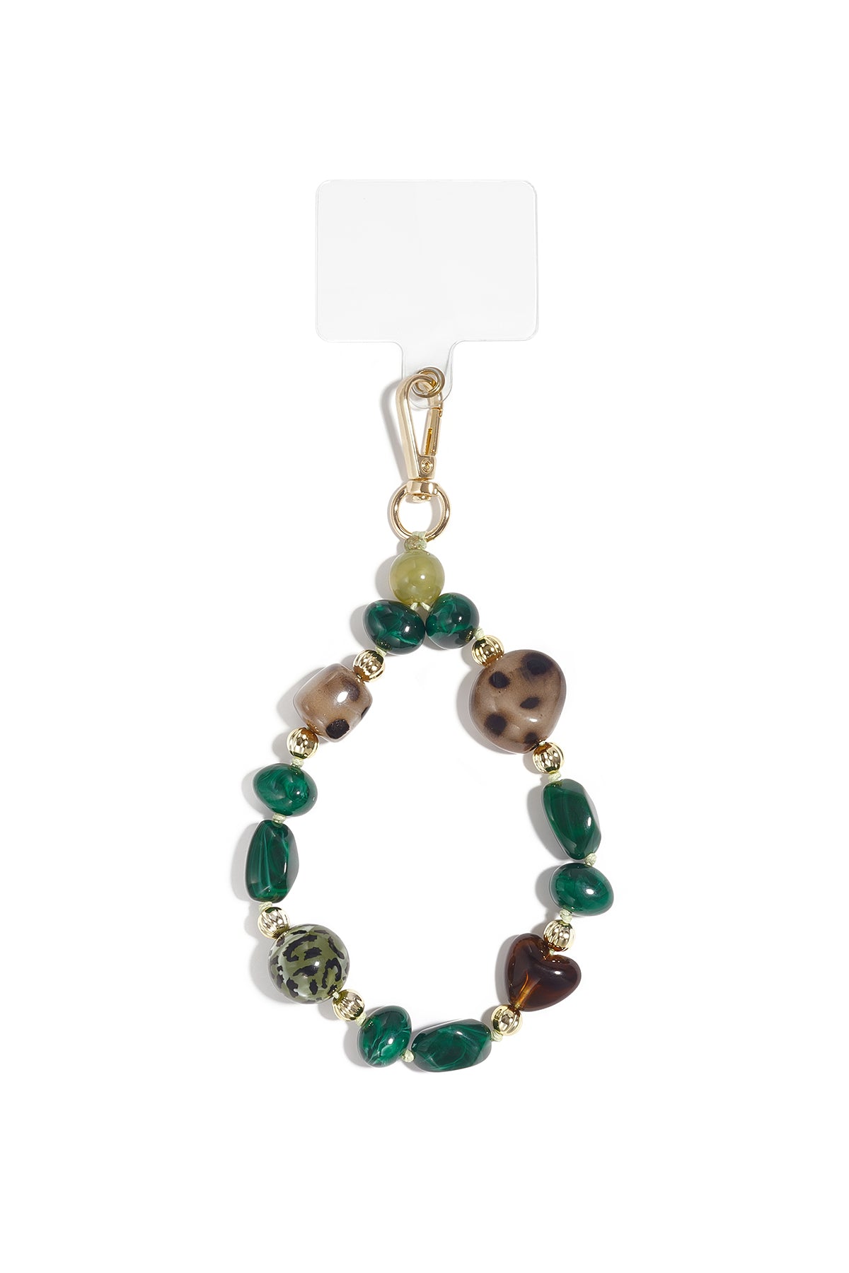 Telefoonketting met onregelmatige vorm, eenvoudige acryl, dagelijkse accessoires