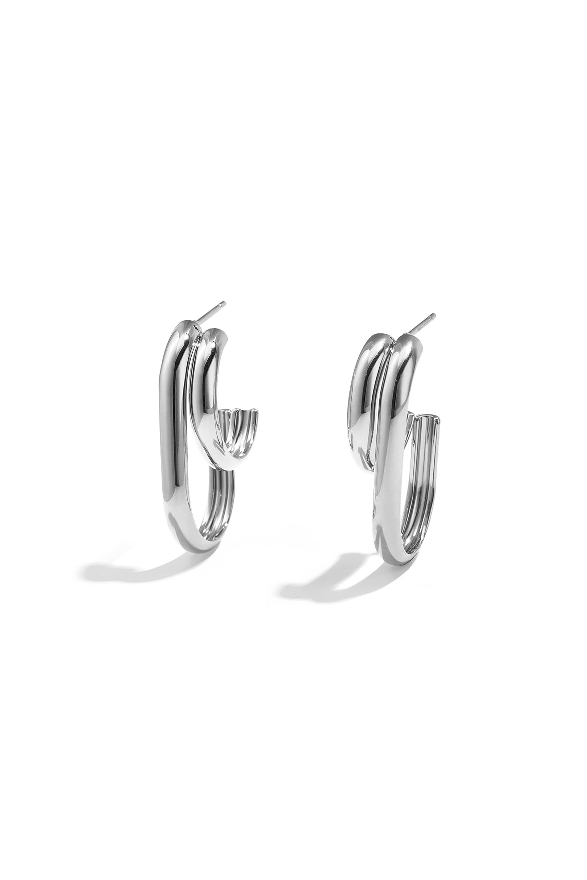 Stylish Stainless Steel Hoop Earrings for Women