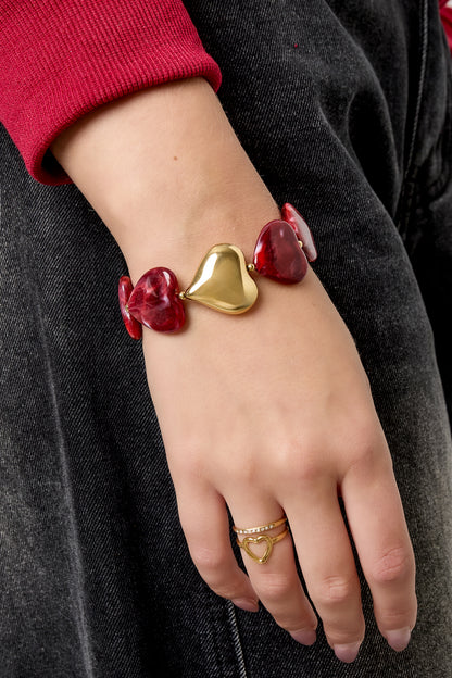 Acrylic Beaded Bracelets Heart Retro Daily Classic Series Women's jewelry