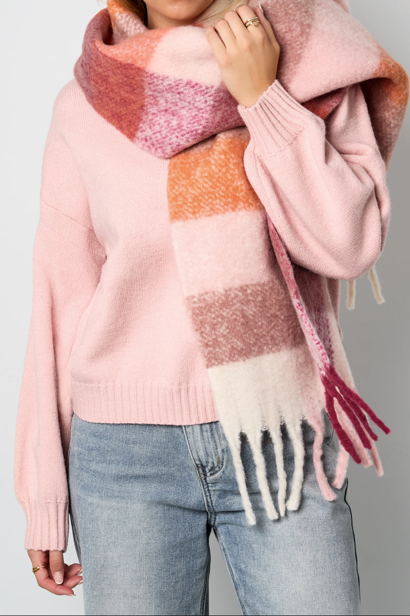 Colorful vibe scarf