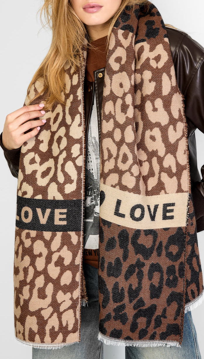 Winter scarves Leopard Print Casual Acrylic Daily Accessories