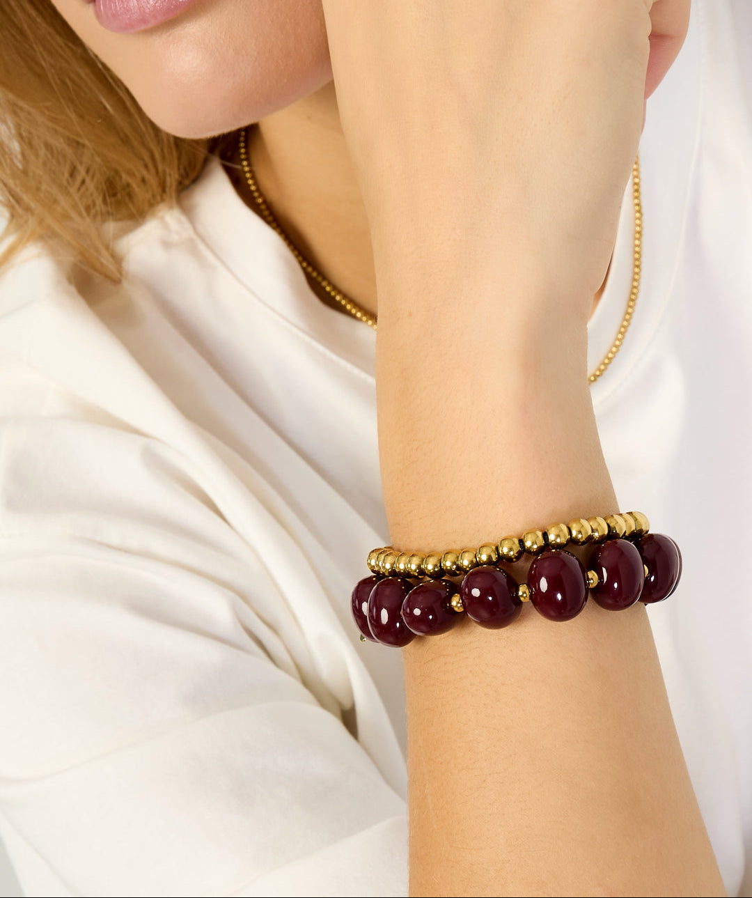 Armbanden met acryl kralen Kralen Casual Dagelijks Eenvoudig Serie Dames sieraden-15mm*12.5mm