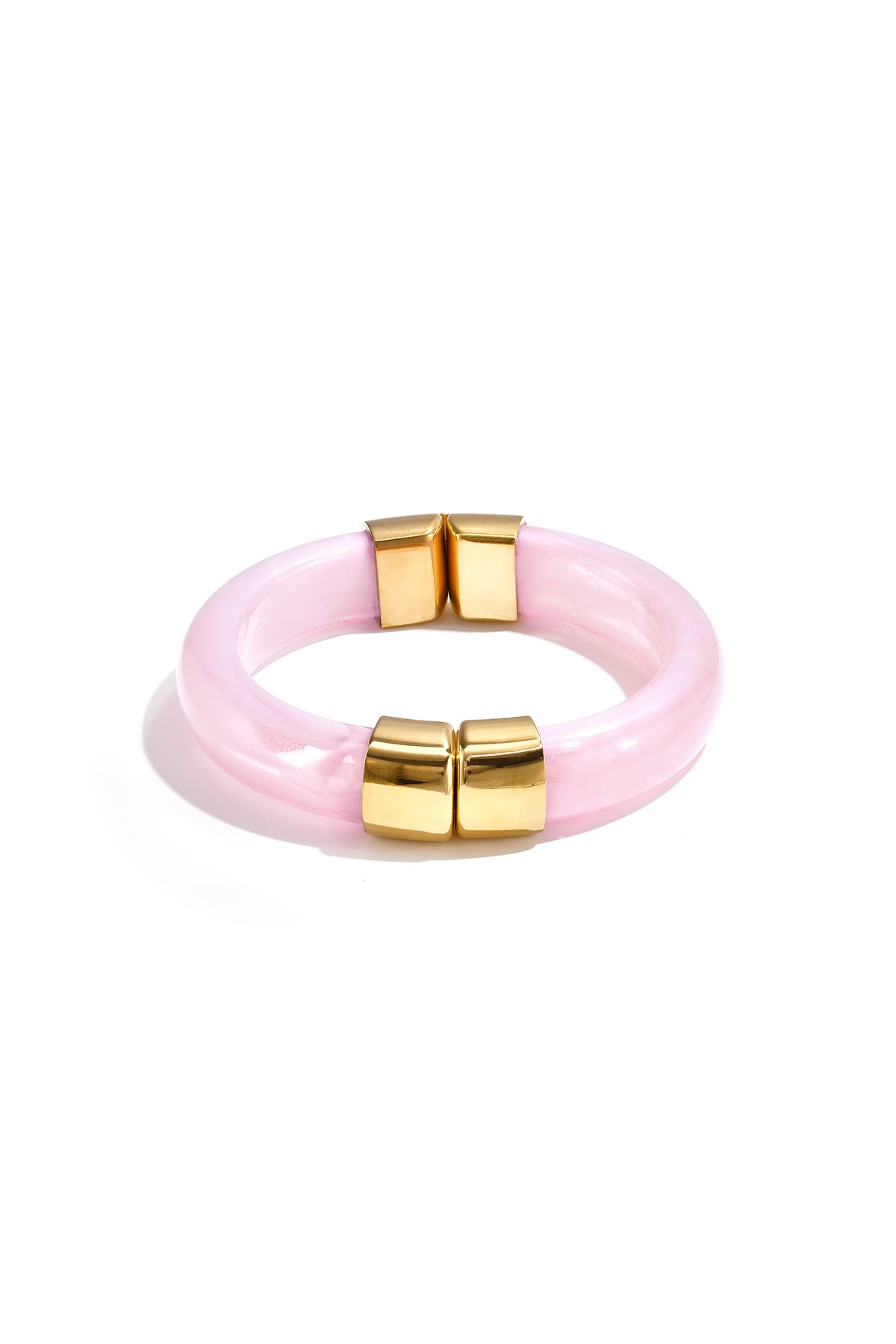 Chunky bangle met gouden details