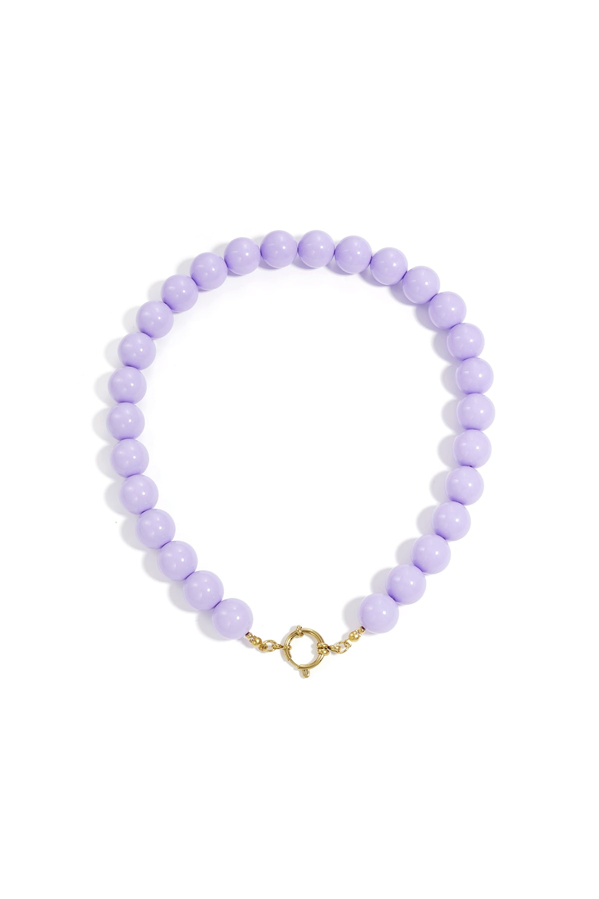 Hars kralen kettingen kralen casual dagelijks eenvoudig serie dames sieraden-15mm