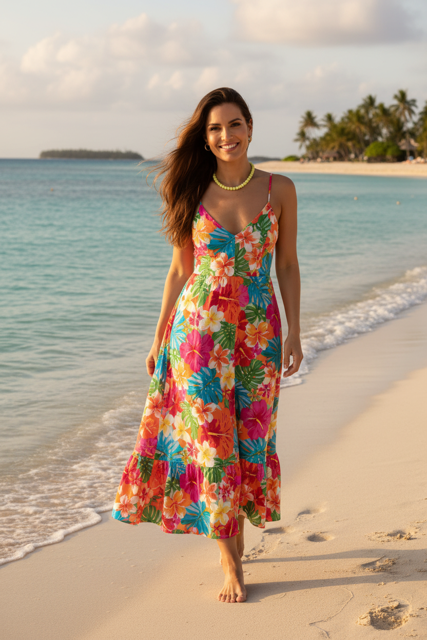 Lime Kralen Ketting Beach Lifestyle