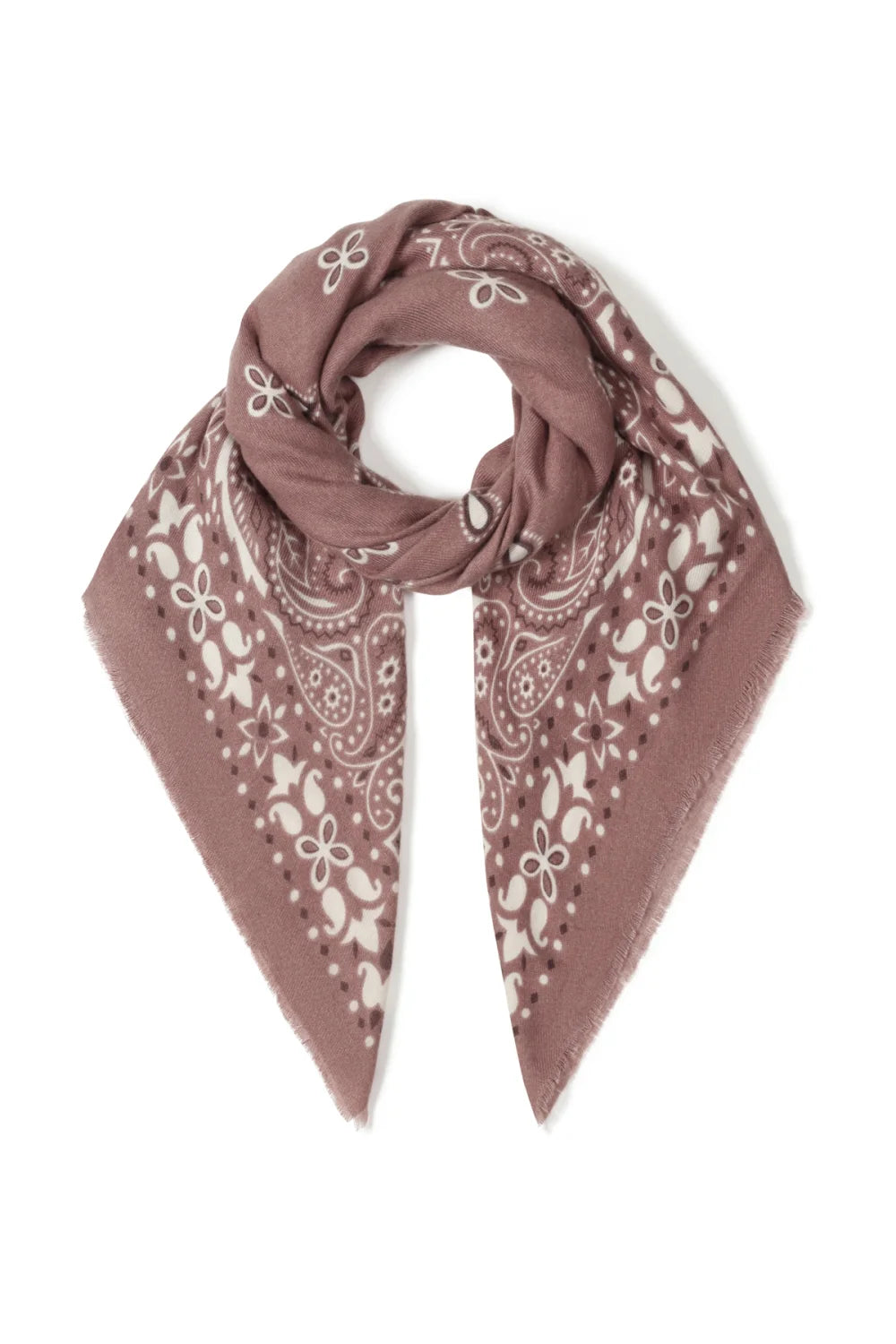 Quadratischer Schal mit Paisley-Print – 110x110cm | 5 Farben | Polyester