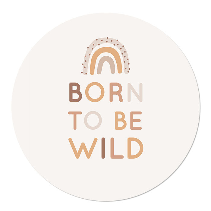 Wandkreis Boho Born to be Wild