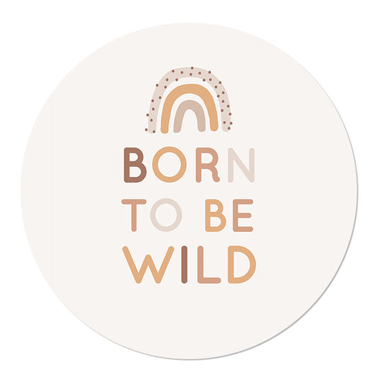 Muurcirkel Boho Born to be Wild