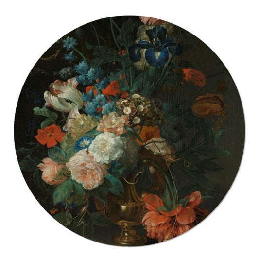 Wandkreis Stillleben mit Blumen Coenraet Roepel 1721 