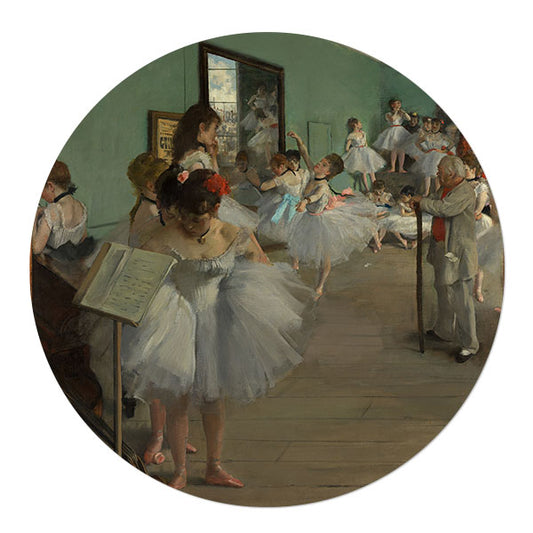 Muurcirkel The Dance Class 1874 Edgar Degas