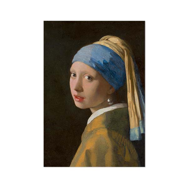 Wandteller-Wandkunst Das Mädchen mit dem Perlenohrring von Johannes Vermeer