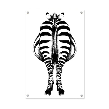 Tuinposter Zebra