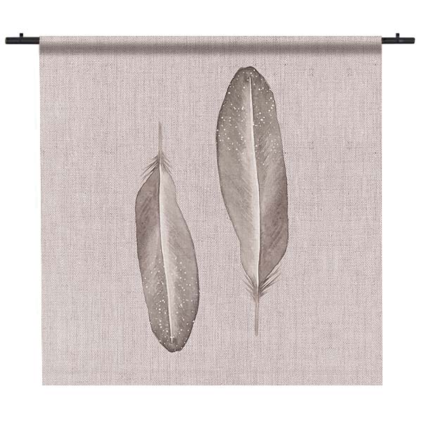 Tapestry Watercolor Boho Feather